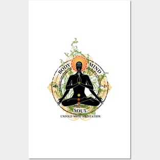 Yoga : Mind Body and Soul KUNDALINI Posters and Art